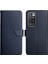 Nappa Doku Xiaomi Redmi Için Orijinal Deri Damla Damla Dirençli Telefon Stand Kabuk Cüzdan Kılıfı Not 11 4g (Mediatek)/10 4g (2021)/10 2022 4g/10 Prime-Blue (Yurt Dışından) 1