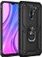 Hibrid Pc Tpu Kickstand Zırh Telefon Kasası Xiaomi Redmi 9-Black Için (Yurt Dışından) 1