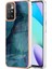 Xiaomi Redmi 10 4g (2021)/REDMI 10 2022 4g/redmi 10 Prime/redmi Not 11 4g (Mediatek) Mermer Desen Vaka Stili E Imd 2.0mm Tpu Elektrküze Telefon Kapak Yeşili (Yurt Dışından) 2