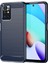 1.8mm Leke Dayanıklı Fırçalı Karbon Fiber Doku Tpu Geri Kılıf Xiaomi Redmi Için Cep Telefon Kapağı Not 11 4g (Mediatek)/redmi 10 4g (2021)/REDMI 10 2022 4g/10 Prime-Blue (Yurt Dışından) 1
