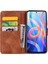 Baskı Çiçek Telefon Kapağı Çekmeye Dirençli Anti-Güz Cüzdan Tasarım Deri Kılıf Stand Boyu Xiaomi Redmi Not 11 5g (Çin) (Mediatek)/redmi Not 11T 5g/redmi Not 11S 5g-Brown (Yurt Dışından) 4