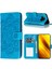 Xiaomi Poco X3 Nfc/poco X3-Blue Için Mandala Çiçek Deri Koruyucu Kapak (Yurt Dışından) 1