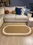 Oval Hasır Görünümlü Jüt Kilim 4