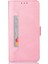 Dikiş Pu Deri Manyetik Toka Stand Telefon Kılıfı Cüzdan Koruyucu Kapak Xiaomi Redmi Note 11 Pro 5g (Çin) (Mediatek)/note 11 Pro+ 5g-Pink (Yurt Dışından) 2