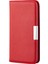 Retro Stil Litchi Doku Metal Manyetik Manyetik Toka Deri Kasa Kartı Yuvaları Xiaomi Redmi Için Telefon Kabuk Kapağı Note 10 Pro 4g (Hindistan)/4g (Global) -Red (Yurt Dışından) 2