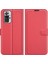 Cüzdan Tasarım Litchi Doku Deri Telefon Kılıfı Xiaomi Redmi Note 10 Pro-Kırmızı (Yurt Dışından) 1
