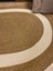 Oval Hasır Görünümlü Jüt Kilim 2