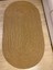 Oval Hasır Görünümlü Jüt Kilim 4