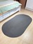 Oval Hasır Görünümlü Jüt Kilim 1