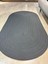 Oval Hasır Görünümlü Jüt Kilim 2