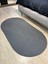 Oval Hasır Görünümlü Jüt Kilim 3