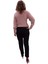 Siyah Büyük Beden Mom Jeans Bir Beden Ince Gösterir Kot Pantolon 2