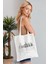 Barcelona Model Baskılı Günlük Kullanım Özel Baskı Bez Omuz Çantası Hediyelik Tote Bag 2