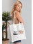 We Bare Bears Model Baskılı Günlük Kullanım Özel Baskı Bez Omuz Çantası Hediyelik Tote Bag 6