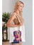 Pop Art Dog Model Baskılı Günlük Kullanım Özel Baskı Bez Omuz Çantası Hediyelik Tote Bag 6