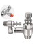Pnömatik Metal Hız Ayar Dirsek Rekor 1/4x4 mm 1