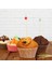 Bambu Kürdan Top Renkli 20 Adet 12 cm Muffin Cupcake Pasta Süsü Koktely Çubuğu Kürdanı Sunum Kürdan 1