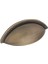 Calisto Kabuk Kulp Antik Bronz Renkli 64MM 4'lü Paket 1