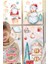 Yılbaşı Sticker Seti - Eğlenceli Kış Figürleri Cam Duvar Sticker Seti - Şeffaf 2