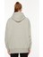Gri Melanj Kadın Yuvarlak Yaka Sweatshirt IL2107 Lux Oversızed Hoodıe 5