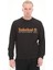 TB0A65DD0011 Timberland Embroidery Logo Brush Back Crew Neck Erkek 1