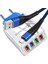 A6 Çoklu Şarj Adaptörü 4 Port + J13 Micro USB Şarj Kablosu -1mt 1