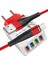 A6 Çoklu Şarj Adaptörü 4 Port + J13 Micro USB Şarj Kablosu -1mt 1