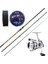 Yekoutdoor Okuma Salina Surf Kamışı Seti Okuma Salina Surf 14' 420 cm 3 Parça Surf Kamışı & Okuma ARIA-8000A Painting Silver 1bb Olta Makinesi 1