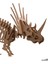 Styracosaurus 3D Dinozor Maket-Yapboz-Dekoratif Obje-Ahşap-(8mm Ham Mdf) 3