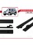 Mitsubishi Pajero (V60) 3 Kapı 1999-2006 Arası ile Uyumlu Basıc Model Ara Atkı Tavan Barı Siyah 4
