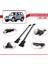 Mitsubishi Pajero (V60) 3 Kapı 1999-2006 Arası ile Uyumlu Fly Model Ara Atkı Tavan Barı Gri 5