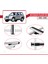 Mitsubishi Pajero (V60) 3 Kapı 1999-2006 Arası ile Uyumlu Basıc Model Ara Atkı Tavan Barı Gri 5
