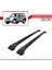 Mitsubishi Pajero (V60) 3 Kapı 1999-2006 Arası ile Uyumlu Ace-1 Ara Atkı Tavan Barı Siyah 4