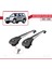 Mitsubishi Pajero (V60) 3 Kapı 1999-2006 Arası ile Uyumlu Ace-1 Ara Atkı Tavan Barı Gri 5