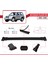 Mitsubishi Pajero (V60) 3 Kapı 1999-2006 Arası ile Uyumlu Fly Model Ara Atkı Tavan Barı Siyah 4