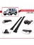 Mitsubishi Pajero (V60) 3 Kapı 1999-2006 Arası ile Uyumlu Fly Model Ara Atkı Tavan Barı Siyah 5
