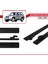 Mitsubishi Pajero (V60) 3 Kapı 1999-2006 Arası ile Uyumlu Basıc Model Ara Atkı Tavan Barı Siyah 4