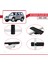 Mitsubishi Pajero (V60) 3 Kapı 1999-2006 Arası ile Uyumlu Basıc Model Ara Atkı Tavan Barı Siyah 5