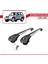 Mitsubishi Pajero (V60) 3 Kapı 1999-2006 Arası ile Uyumlu Ace-1 Ara Atkı Tavan Barı Gri 5