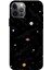 Apple iPhone 12 Pro Kılıf Baskılı Desenli Silikon+Ekran Koruyucu+Kablo Kryc- Microgezegen 1