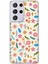 Samsung Galaxy S21 Ultra Kılıf Baskılı Desenli Silikon+Ekran Koruyucu+Kablo Kryc- Narin 1