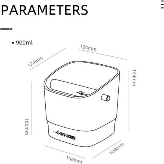 Sagrado Mhw3bomber Espresso Knock Box Telve Kovası Kahve Fiyatı