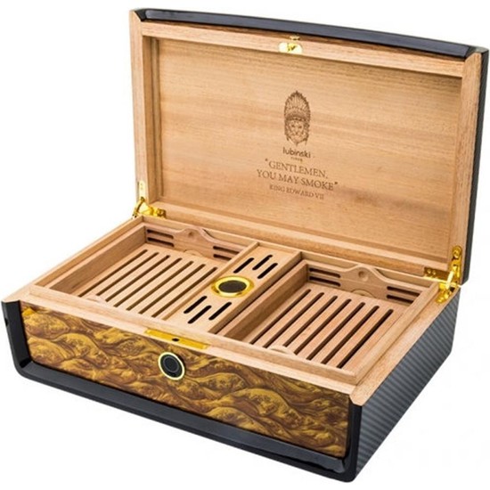 Lubinski Curved Karbonfiber Humidor Puro Kutusu 80S Fiyatı