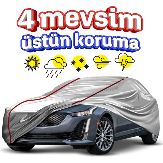 Budge  Ford Focus Hatchback 2011-2014  Fitline Araba Brandası Miflonlu Branda Oto Çadır Örtü