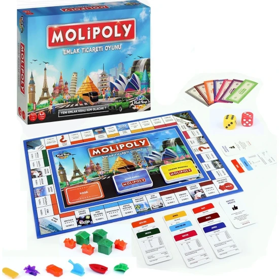 Moli Toys Molicity Emlak Ticareti Oyunu Molipoly Oyunu