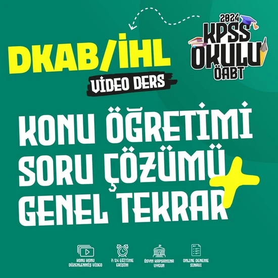 Farklı Uzem Dkab / Ihl Öğretmenliği Öabt 2024 - Video Ders