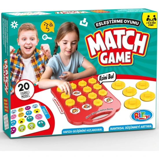 Ritoys Match Game Pair Game (Eşini Bul) - Hafıza Oyunu