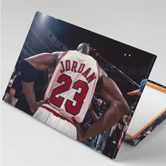 Michael Jordan Art Chicago Bulls Basketbol Nba Beyaz Forma Fiyatı