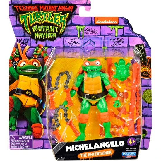 Giochi Preziosi Ninja Kaplumbağalar Aksiyon Figürler - Michelangelo