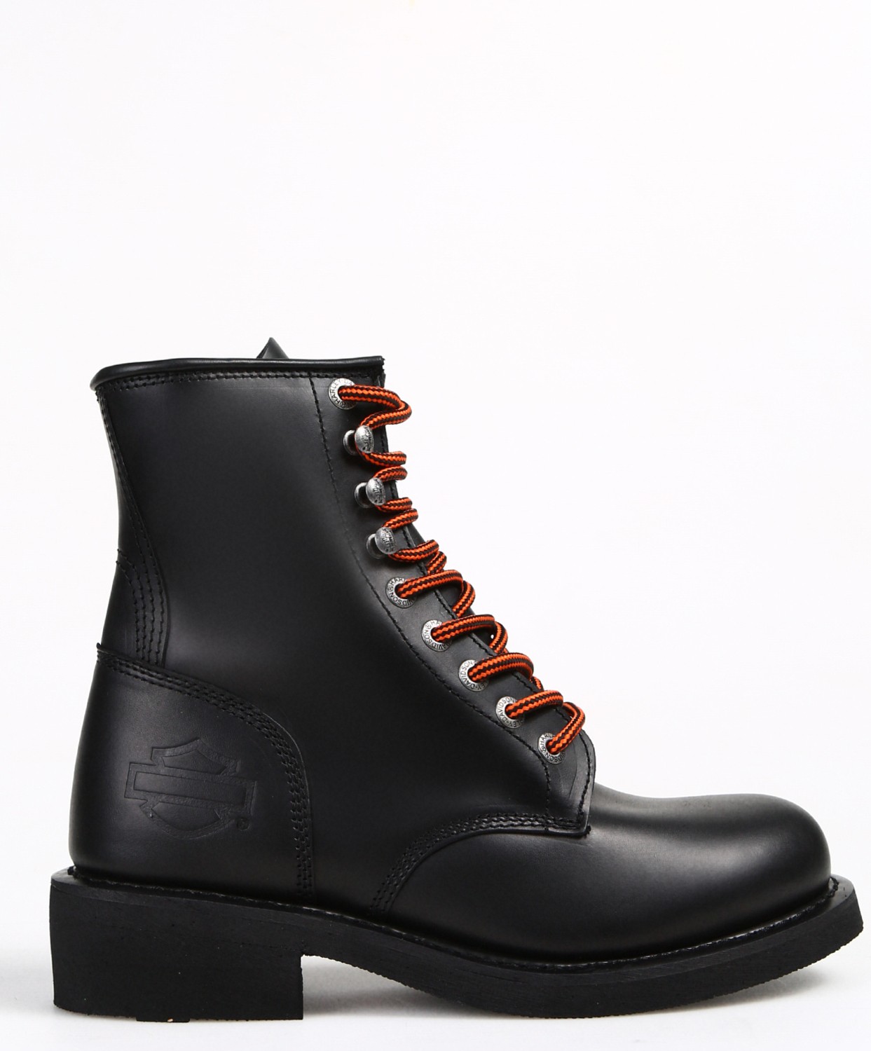 Harley Davidson Deri Siyah Erkek Bot Iron New